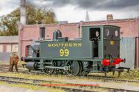 4S-018-015D Dapol B4 0-4-0T Steam Locomotive number 99 in Southern Lined Black livery
